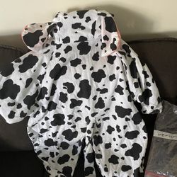 toddler halloween cow costume sz 24 mos
