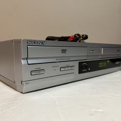 Sony SLV-D350P DVD/VCR Combo Player VHS Recorder Hi-Fi Stereo ONLY VHS WORKS