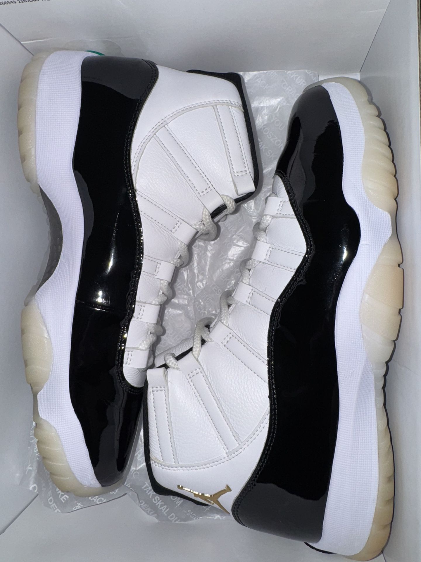 Size 10.5 men’s JORDAN RETRO 11 DMP GRATITUDE SHOES SNEAKERS NIKE AIR AUTHENTIC FOOTWEAR