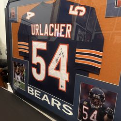 Brian Urlacher Framed Jersey