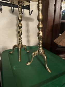 Brass Antique Candlesticks