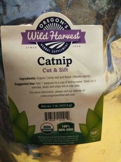 One pound organic catnip