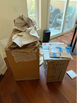 FREE dish Pack and small boxes