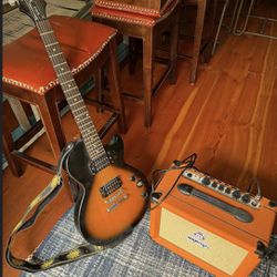 Guitar And Amplifier 