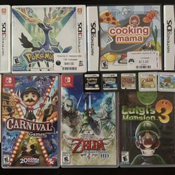 Switch, 3ds, And Ds Games