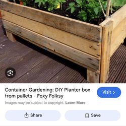 Planter Box Wooden 