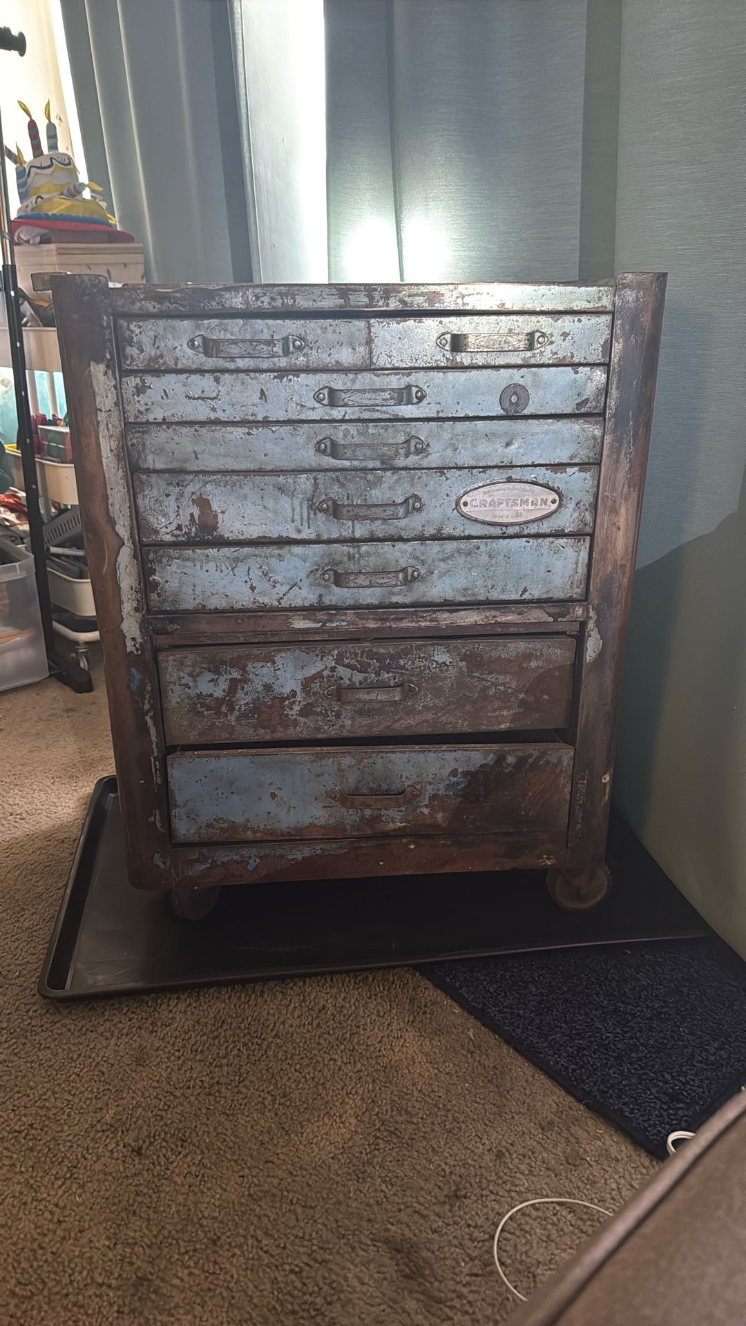 Craftsman Tool Box On Wheels/ Work Station