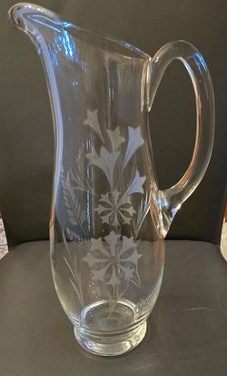 Cut Glass Pitcher