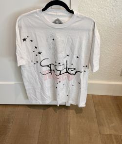 Travis Scott x Sp5der Days Before Rodeo Tee II White Men's Size Large BRAND NEW