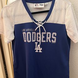 Dodger Jersey style Top