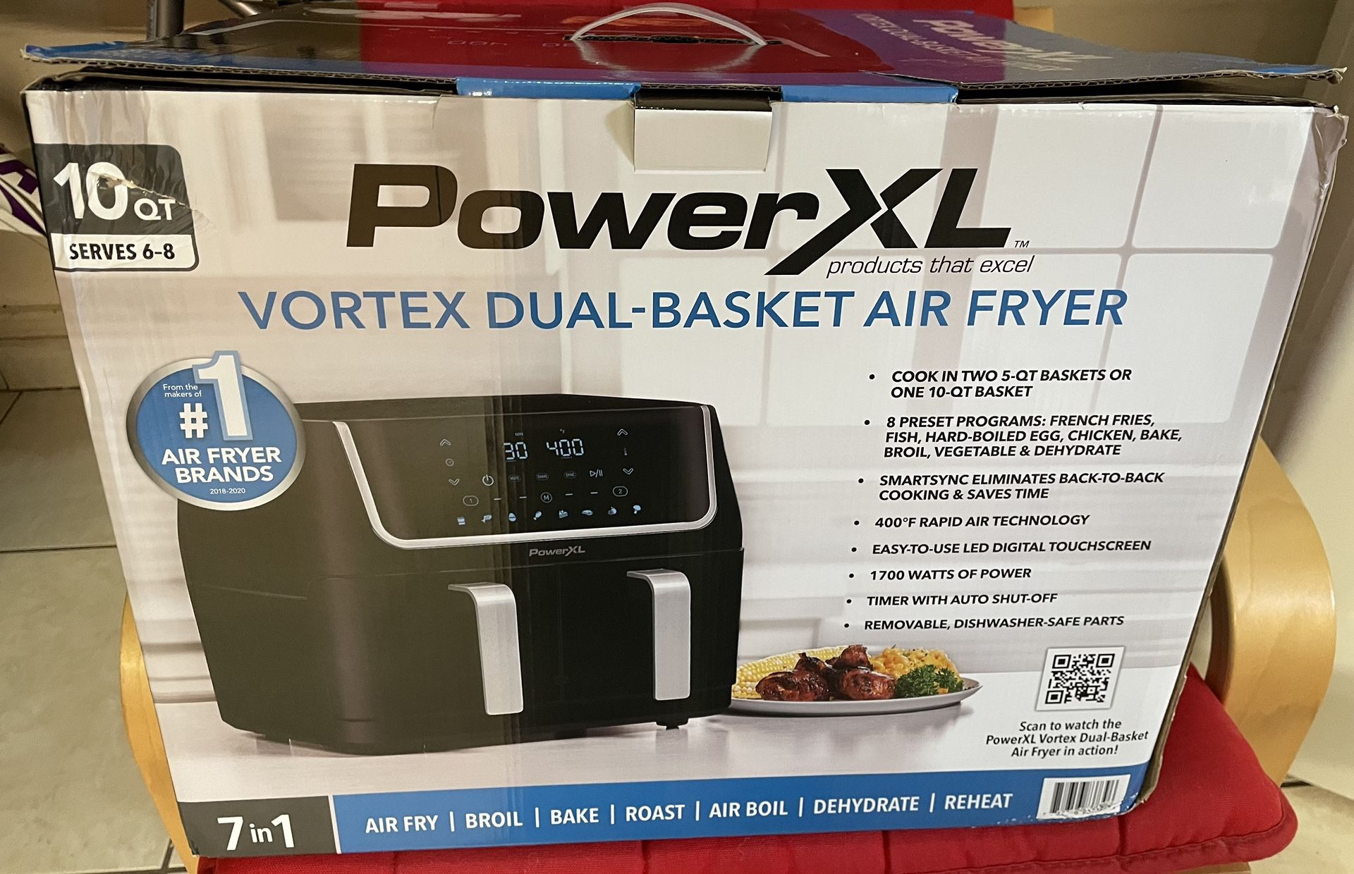 Power XL Vortex Dual Basket Air Fryer for Sale in Orlando, FL OfferUp
