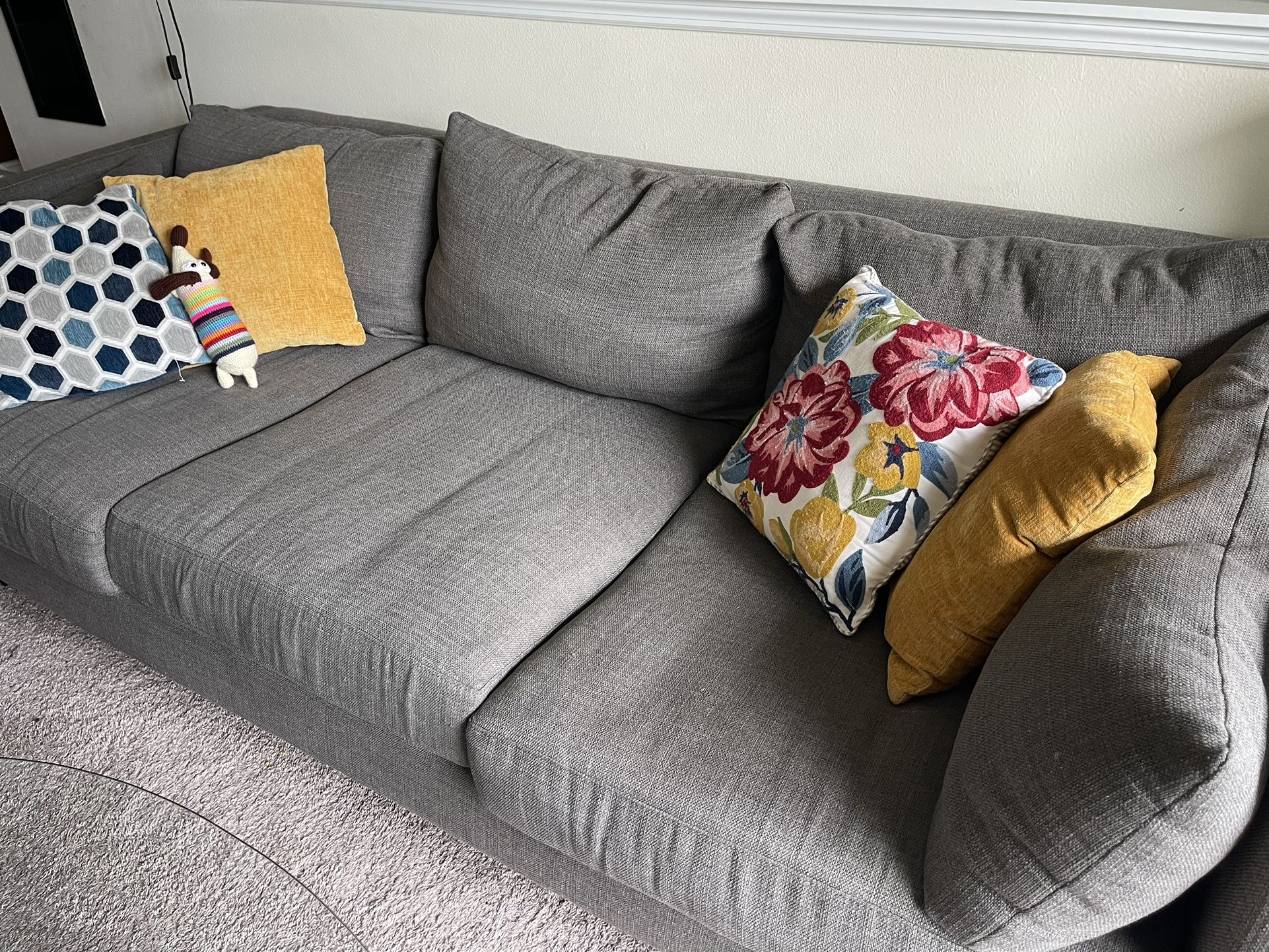 Sofa- Grey Best Offer