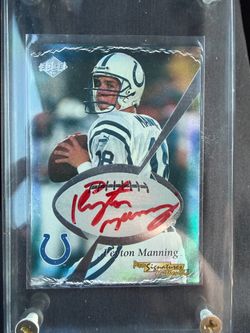 Peyton Manning pro signature authentic 1/10