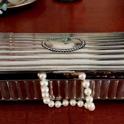 Godingers Silver Vintage Jewelry Box