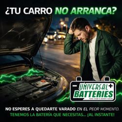 Vendemos Baterias usadas comenzando $45