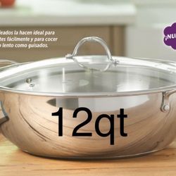 Caserola De 12-qt De Princess House De Acero Inoxidable 