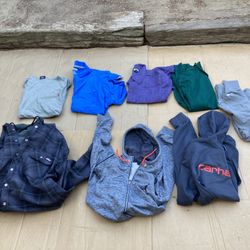 Mixture Of Men's Large Shirts & Jacket
