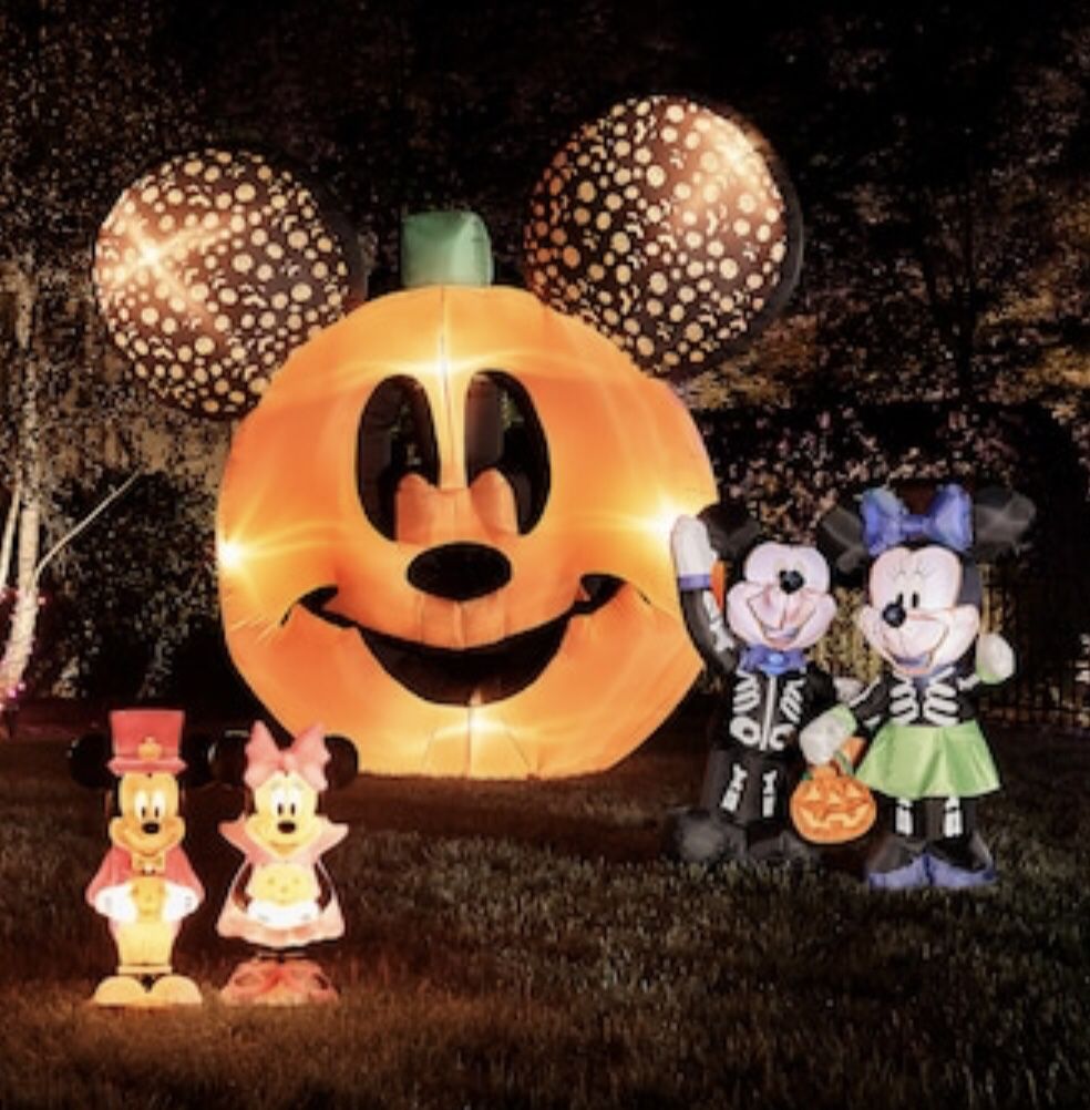 Brand new Mickey inflatable pumpkin $275 brand new never opened Lowes exclusive. Sold out