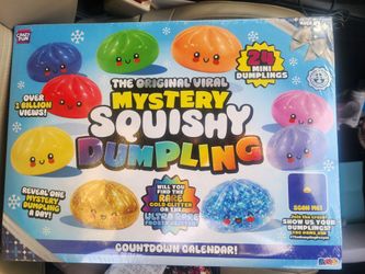 Crazy Fun Mystery Squishy Dumpling Countdown Calendar