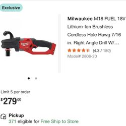 Milwaukee hole hawg new 2808-20