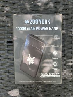 Zoo York 10000 MAh Power Bank