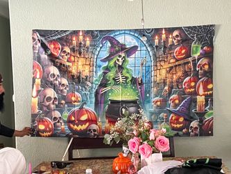 Halloween Polyester banner