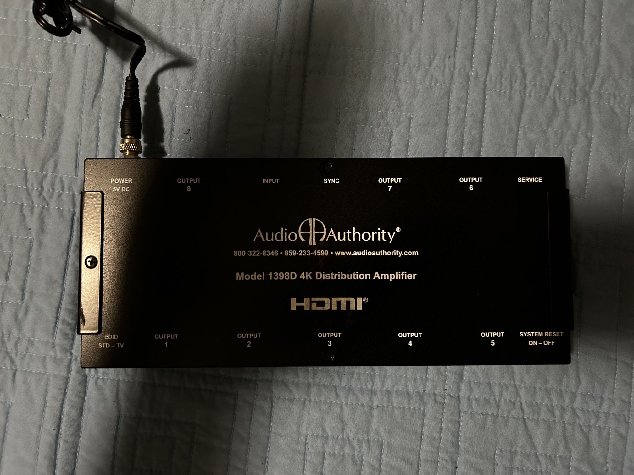 AudioAuthority 4K Distribution Amplifier
