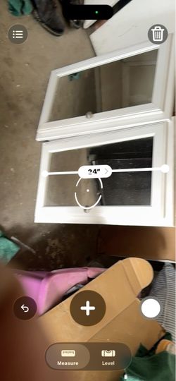 White Double-Hung Window with Glass Panes