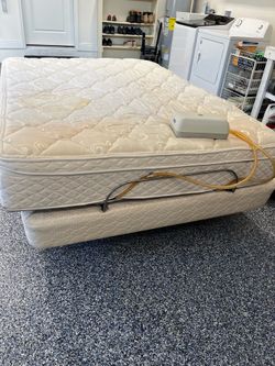 Bed - queen size bed and still working but need to clean