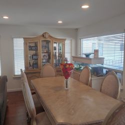 Dinning Set And Cabinet