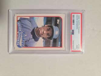 1989 Topps Traded Deion Sanders PSA 9 Mint