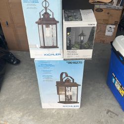 3 Outdoor Lamps