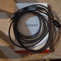 IVANKY 10K 8K HDMI Cable 10 ft, 48Gbps HDMI 2.1 Cable 10ft Ultra High Speed, 8K@60Hz, 4K@120Hz, HDR/eARC/HDCP 2.2&2.3, Braided HDMI Cord 6ft Compatib