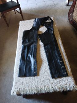 Woman's  Leather Bikers Chaps