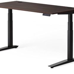Walnut Standing Desk (Adjustable Height)