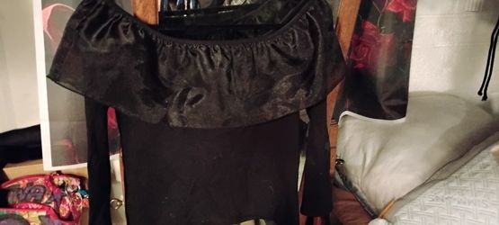 J Crew Black Top _10 Obo Size Small