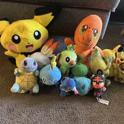 Pokemon Plush Lot 