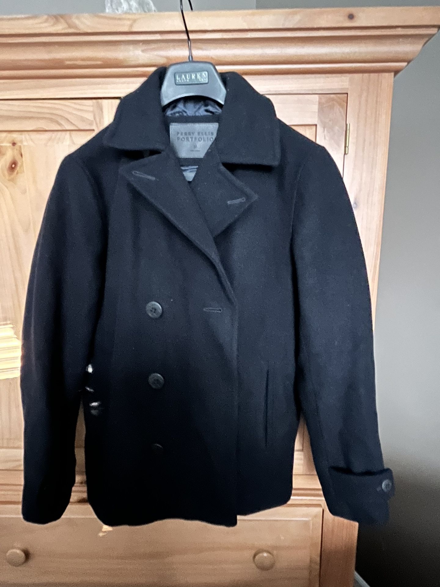 Perry Ellis Portfolio Collection Pea Coat
