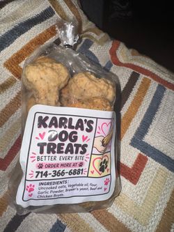 🐶🦴 Homemade Dog Treats — $5 per Package! 🦴🐶