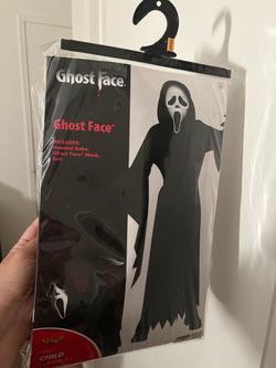 Ghost face Halloween costume Kids size small