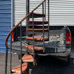 Vintage spiral staircase
