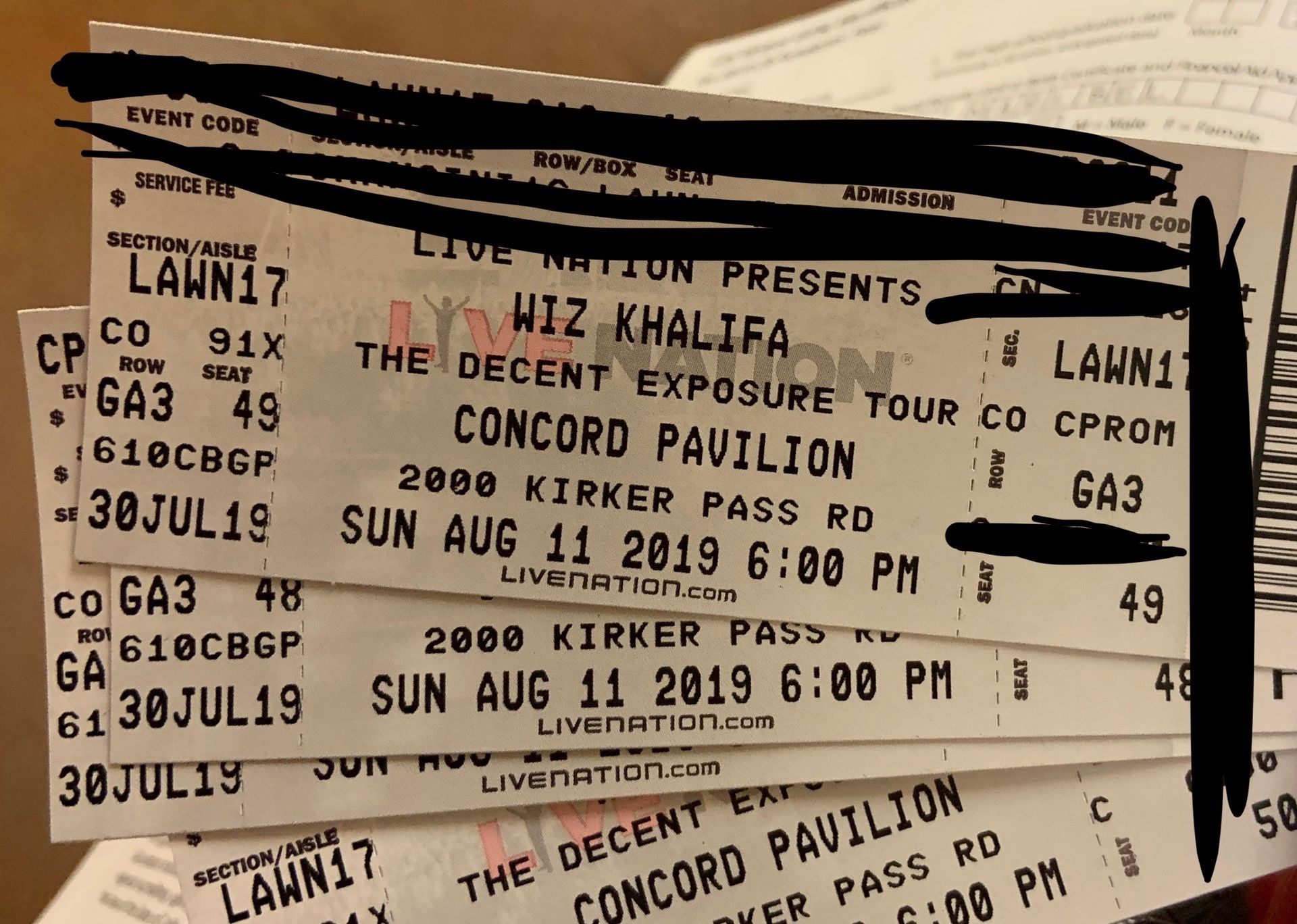 Wiz Khalifa and French Montana tickets Aug 11