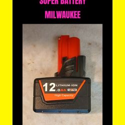 🐦‍🔥 SUPER BATTERY FOR MILWAUKEE M12 
