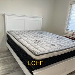 Bed Frame Queen Size With Mattress 