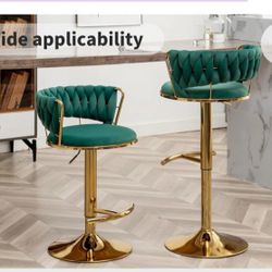 Barstool Set Swivel New In Box X $60