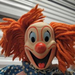 Bozo Clown Vintage Pull String Non Working