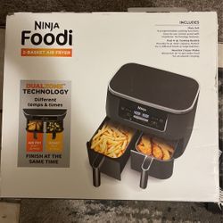 Ninja Foodi 2 Basket Air Fryer 8QT