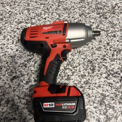 Milwaukee M18 1/2 Impact With Battery