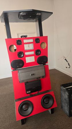 Car stereo display rack
