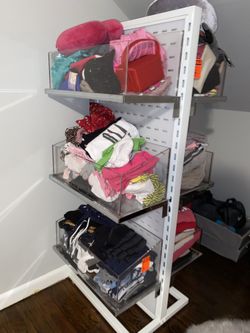 6 Shelf Accessory/Clothing Rack